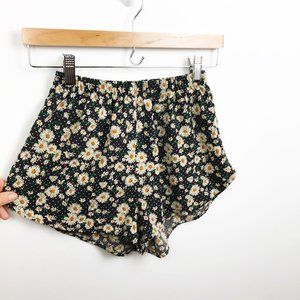Ambiance Apparel Flower Print Comfy Shorts